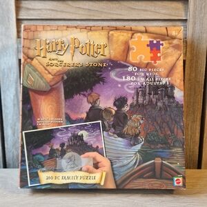 Harry Potter and the Sorcerer's Stone 260 Piece Family Puzzle Mattel 29469